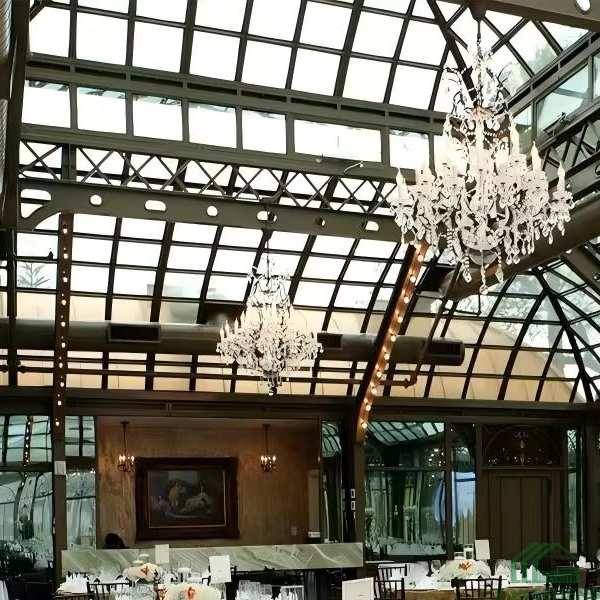 Large Glass Greenhouse for Wedding